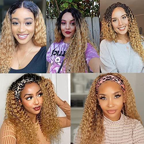 26 28 30 Inch 1B27 Human Hair 3 Bundles Ombre Honey Blonde Deep Wave Bundles Brazilian Remy Human Hair Bundles Hair Weaves Double Weft Honey Blonde Hair Bundles For Women - Image 7