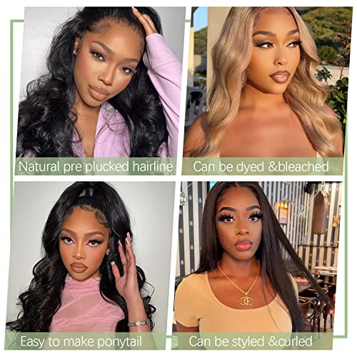 26 28 30 Inch Body Wave Bundles Human Hair 3 Bundles 100% Unprocessed Brazilian Virgin Human Hair Weave Bundles Body Wave Hair Extensions Natural Color, 1.0 Count - Image 6