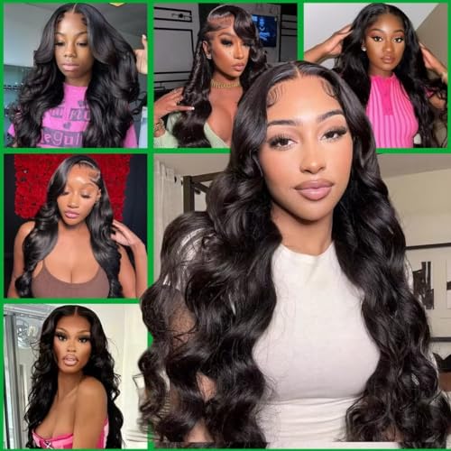26 Inch Body Wave Lace Front Wigs Human Hair Pre Plucked 180% Density 13x6 HD Transparent Frontal Wigs Human Hair with Baby Hair 12A Glueless Wigs Human Hair for Black Women - Image 6