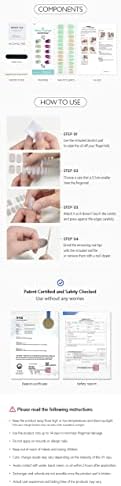 26 Pieces Original NG Korean Color-Changing Gel Nail Stickers for Women Modern Mint Finish - Image 3