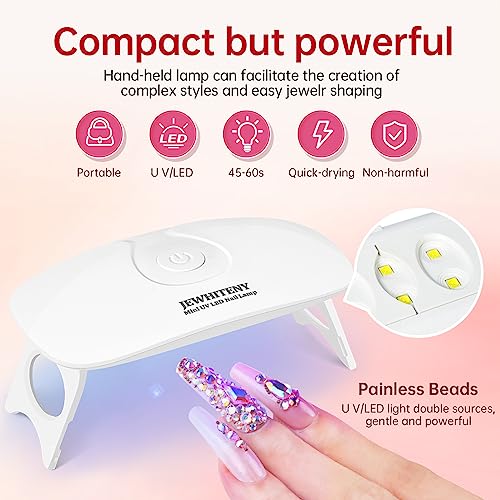 28 Colors Poly Nail Gel Kit Starter Kit Poly Extension gel Nail Kit With U V Lamp Manicure Starter Kit Diy At Home With Other Basic Poly Nail Gel Art Tools - Image 5