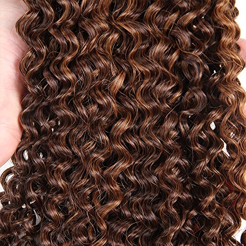 Freiuoke 28 Inch Ombre Kinky Curly Human Hair Bundles Brazilian Virgin 3 Pack - Image 5