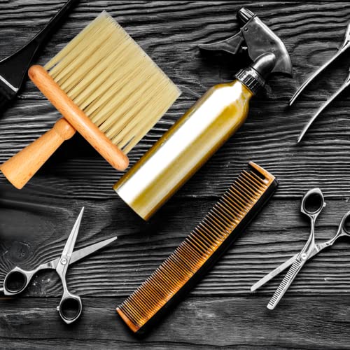 2PCS Barber Brush Neck Duster for Hair Cutting Barbershop Salon and Home Use Natural Wooden Handle - Image 5