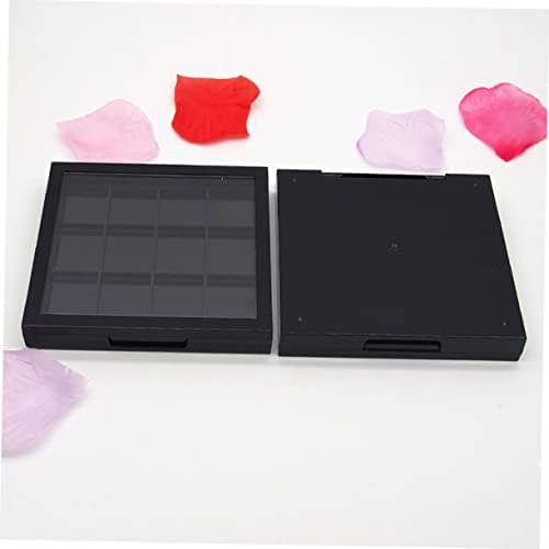 2pcs Empty Eye Shadow Box Multi-grid Cosmetics Tray Eyeshadow Makeup Empty Eyeshadow Palette Facial Powder Compartment Eyeshadow Storage Container Make up Plastic Travel up - Image 9