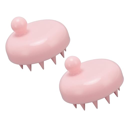 2pcs Hair Washing Shampoo Brush, Soft Brushes, Easy Lathering, Detachable Design, Deep Cleaning for Relieving Itching