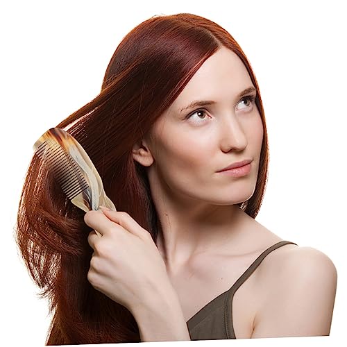 2pcs Horn Comb Pocket Tools Comb for Curly Hair Portable Massager French Hair Comb Teasing Combs for Women Phoenix Hair Comb Multifunction Comb Small Comb Large Tooth Comb Horns - Image 4