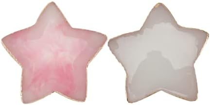 2pcs Palette Agate Cosmetic Nail Feet Measuring Device Nail Art Mixing Tray Acrylic Nail Acrylic Watercolor Nail Color Agate Nail Gel Polish Paint PVC Resin Agate Sheet Tool