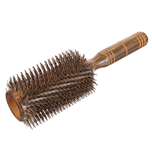 2pcs Roll Pig Bristle Curling Comb Roller Hair Brush Hair Styling Comb Curling Brush Round Hair Brush Hairbrushes for Women Blow Drying Nylon Curls Hair Comb Miss - Image 4