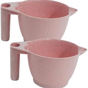 2pcs Tool Face Care Kit Mixing Bowls Hair Color Applicator Bowl Hair Dye Bowls Bulk Tint Bowls for Hair Color Hair Dye Mixing Bowl with Handle Hair Color Kit Tinting Bowl