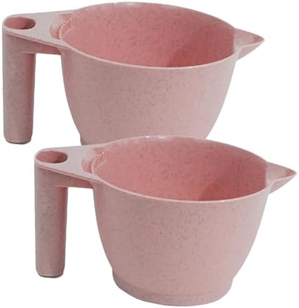 2pcs Tool Face Care Kit Mixing Bowls Hair Color Applicator Bowl Hair Dye Bowls Bulk Tint Bowls for Hair Color Hair Dye Mixing Bowl with Handle Hair Color Kit Tinting Bowl