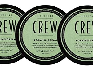 3 Pack American Crew Forming Cream 85g Each for All Hair Types Styling