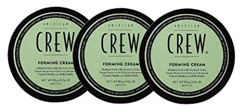 3 Pack American Crew Forming Cream 85g Each for All Hair Types Styling