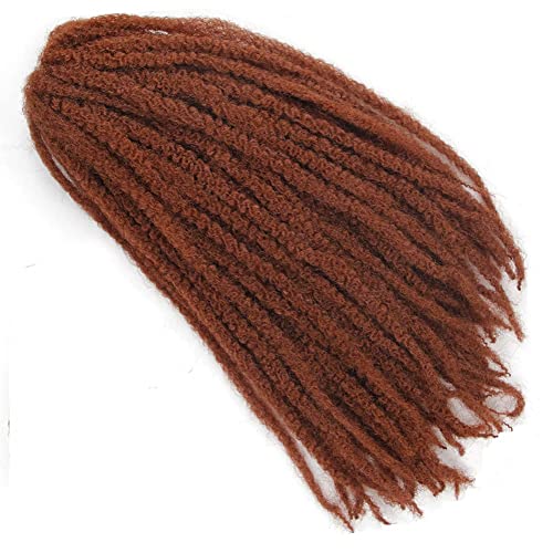 3 Packs Marley Twist Braiding Hair 18 Inch Long Afro Kinky Curly Marley Hair For New Locs Crochet Hair Synthetic Crochet Hair Extensions Marley Hair For Women (18 Inch (Pack of 3), 350#) - Image 4