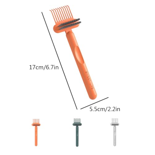 3 Pcs Home and Salon Use Comb Cleaning Brush Hair Brush,Air Cushion Hair Comb Cleaning Tool Comb Cleaning Claw With Cleaning Brush Brush Rake For Removing Hair Dust - Image 5
