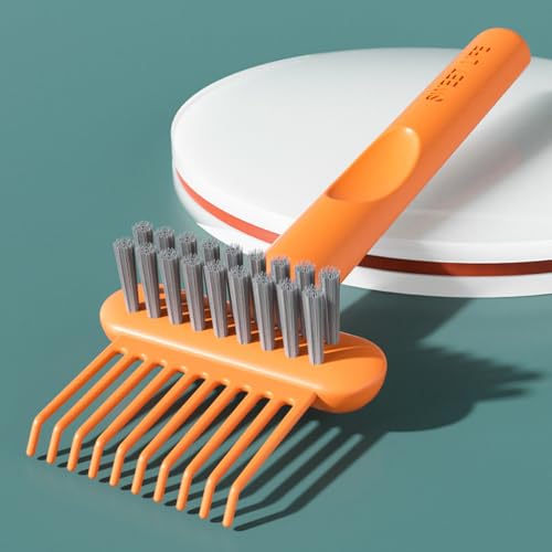3 Pcs Home and Salon Use Comb Cleaning Brush Hair Brush,Air Cushion Hair Comb Cleaning Tool Comb Cleaning Claw With Cleaning Brush Brush Rake For Removing Hair Dust - Image 4