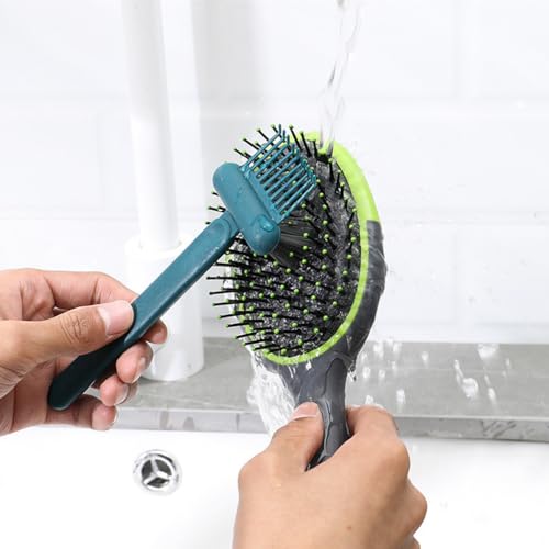 3 Pcs Home and Salon Use Comb Cleaning Brush Hair Brush,Air Cushion Hair Comb Cleaning Tool Comb Cleaning Claw With Cleaning Brush Brush Rake For Removing Hair Dust - Image 2