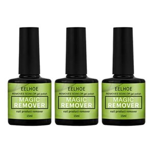 3-Piece Gel Polish Remover Kit for Quick, Gentle, Easy Nail Care