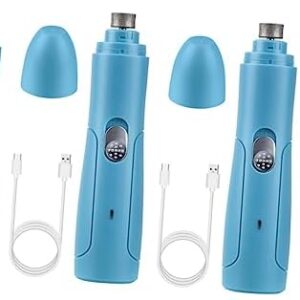3 Sets Pet Nail Grinder Petg Pet Nail Trimmer Nail File Electric Dog Nail Clipper Electric Dog Nail Grinder Electric Grinders Animals Nail Razor Electric Nail File Abs Led Pet Dog