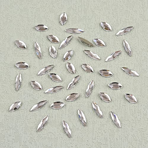 30 Shapes 4390pcs Nail Rhinestones Kit Multi Big and Small Crystal White Clear 3D Flat Back Glass Nail Gems Mix Round Beads Diamond Nail Art Charms with Tweezers and Picker for Crafts Decorations - Image 5