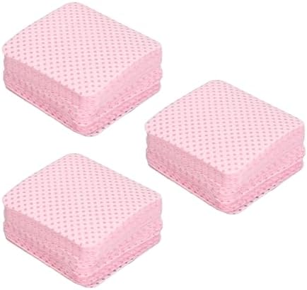 300 Piece Soft Light Pink Cotton Wipes for Gel Polish and Lash Extensions