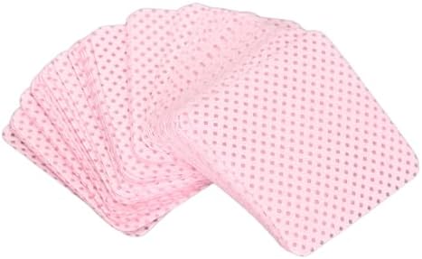 300 Piece Soft Light Pink Cotton Wipes for Gel Polish and Lash Extensions - Image 7