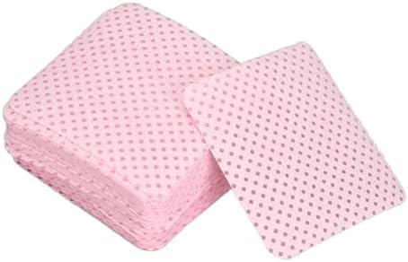 300 Piece Soft Light Pink Cotton Wipes for Gel Polish and Lash Extensions - Image 8