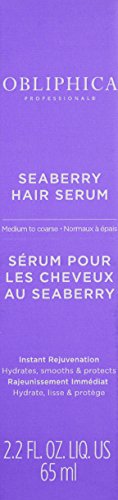 Obliphica Seaberry Serum for Medium & Course Hair - Vitamins and Omegas for Frizz Free & Nourished Hair - Hair Serum for Dry Hair and Growth - 2.2 Fl Oz - Image 2