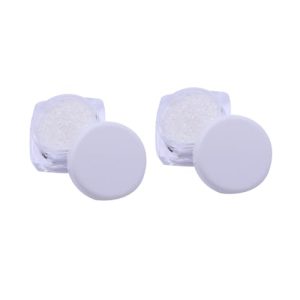 2pcs Glitter Eyeshadow Loose Eyeshadow Glitter White Pigment