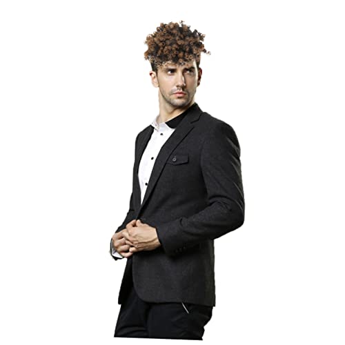 3pcs Fluffy Hair Buds Afro Hair Wigs Synthetic Afro Wigs Short Kinky Curly Human Hair Wig African Short Wigs Ponytail Wigs Afro Curly Fake Hair Bun Headband Wigs American Hairball - Image 6