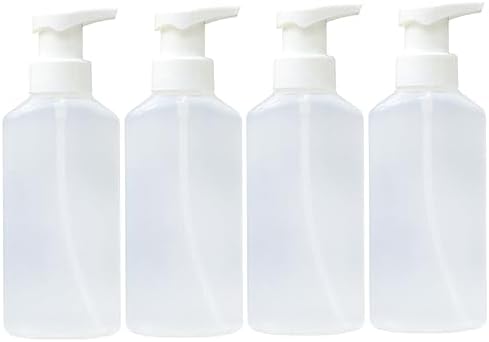 Amosfun 4pc White Portable Foaming Dispenser Set for Shampoo Soap Shower Gel - Image 9