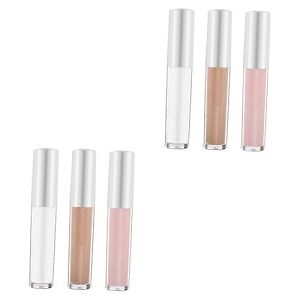 6 pcs polarized monochrome eyeshadow make up kit liquid eyeshadow liquid eye shadow women bling eyeshadow sparkle eyeshadow korean women eyewshadow long lasting eyeshadow plastic