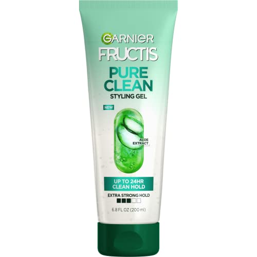 Garnier Fructis Style Full Control Anti-Humidity Hairspray, Non-Aerosol, 8.5 Fl Oz, 1 Count (Packaging May Vary) & Fructis Style Pure Clean Styling Gel 6.8 Fl Oz, 1 Count, (Packaging May Vary) - Image 4