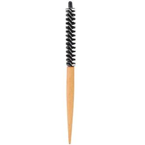 Small Volumizing Bangs Hair Brush Hairdressing Comb Hair Curler Brush Makeup Comb Teasing Brush for Blow Dry Curl Hair(16mm)
