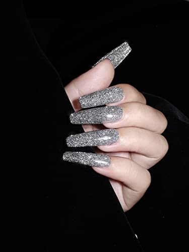 AIMEILI Reflective Gel Nail Polish Soak Off Reflective Glitter Gel Polish Holographic Diamond Glitter Nail Polish Kit Set of 12pcs X 8ml - Kit Set 7 - Image 7