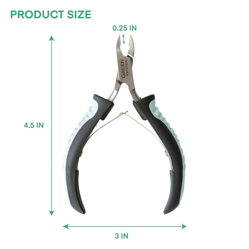 Professional Stainless Steel Cuticle Trimmer with Non-Slip Grip Handle for Nail Care - Image 6