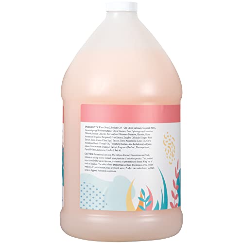Ginger Lily Farms Botanicals Nourishing Body Wash, Champagne Mimosa, 100% Vegan & Cruelty-Free, Citrus Blend Scent, 1 Gallon (128 fl oz) Refill - Image 3