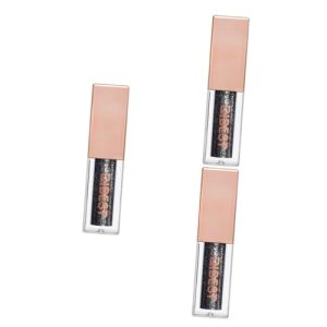 DOITOOL 3 Pcs Eye Shadow Shimmer Eyeshadow Shimmer Eyeliners Glow Eye Powder Glitter Liquid Eyeliner Glitter Eyeshadow Eye Makeup Pearlescent Eyeshadow Sequins Liquid Eyeshadow