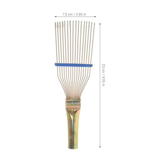 Horse Grooming Brush Steel Horse Shedder Scraper Deshedding Tool Horse Hair Comb Cleaning Brush Dog Rake Horse Tail Brush Massage Tool Pet Hair Removal Brush - Image 6