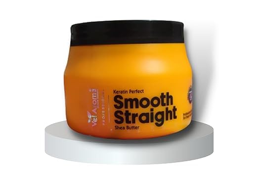 Keratin Perfect Smooth Straight Shea Butter Hair Masque Hair Mask | Hair Mask for smoothening hair, deep conditioning and hair fall control | (500 ml)