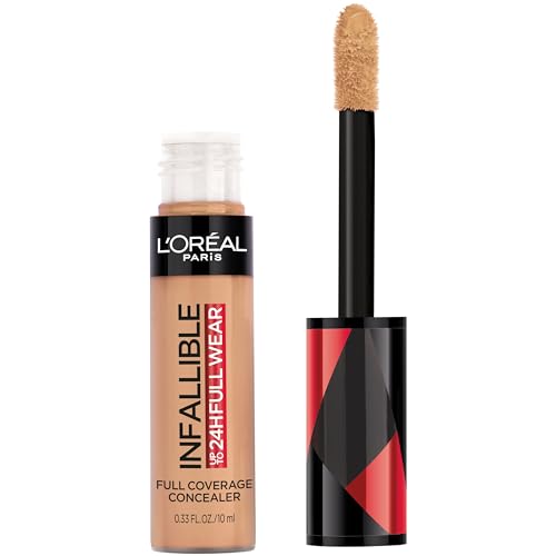 L'Oreal Paris Infallible Full Wear Waterproof Matte Caramel Concealer Full Coverage 0.33 fl oz