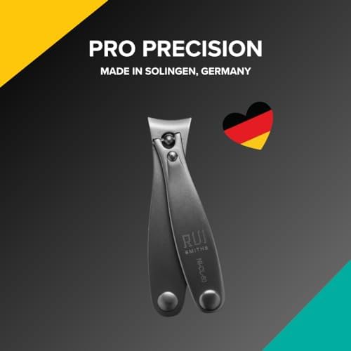 Rui Smiths Pro Precision 6cm Travel Size Stainless Steel Nail Clippers Manicure Pedicure Trimmer - Image 2