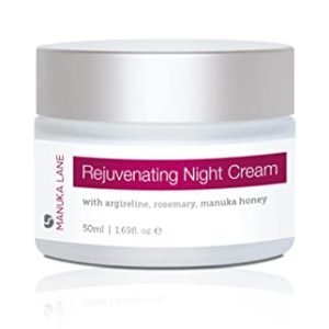 Manuka Lane Night Cream with Retinol, Manuka Honey, and Peptides Real Glowing Results for Youthful, Healthy Skin
