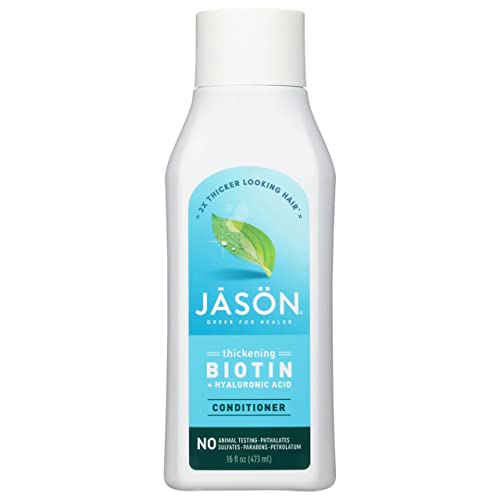 Jason Biotin Hyaluronic Acid 16 Oz Conditioner for Healthy Hair Hydration