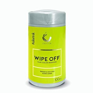 Colortrak Gentle Hair Color Remover Wipes, Moist, Non-irritating Towelettes, Formulated with Aloe, Easily Remove Hair Color Stains from Skin, Convenient Canister, 100 Wipes