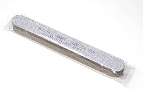 Allegro Combs 7 In. Nail Files Double Sided Wooden Emery Boards For Natural and Acrylic Grits 100,180, 120/240 USA. 10 Pcs. (100 Grit Zebra) - Image 4