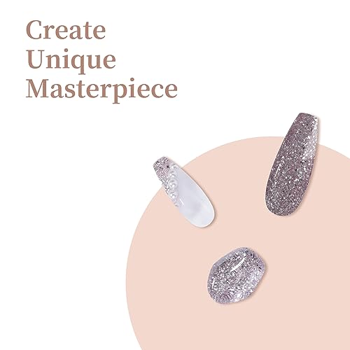 MAYCHAO 15ML Sakura Blossom Glitter Gel Nail Polish 1Pc Sakura Gel Polish Soak off Gel Polish Nail Art Manicure Salon DIY at Home, 0.5 OZ - Image 5