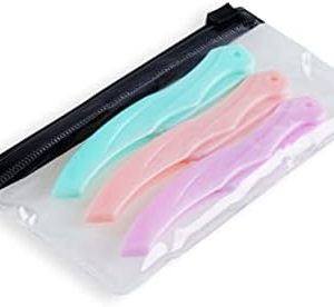 2 6pcs Facial Hair Remover Portable Eyebrow Trimmer Eyebrow Shaper Eyebrow Tweezer Eyebrow Shaping Tool Eyebrow Remover Exfoliating Dermaplaning Tool Miss Eyebrow Manual