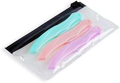 2 6pcs Facial Hair Remover Portable Eyebrow Trimmer Eyebrow Shaper Eyebrow Tweezer Eyebrow Shaping Tool Eyebrow Remover Exfoliating Dermaplaning Tool Miss Eyebrow Manual