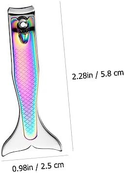 4pcs Nail Clippers Portable Nail Clipper Nail Care Supply Nail Trimmer Little Fish Nail Clipper Kit De Manicura Nursing Nail Kits Manicure Clipper Stainless Steel Handle Household - Image 3