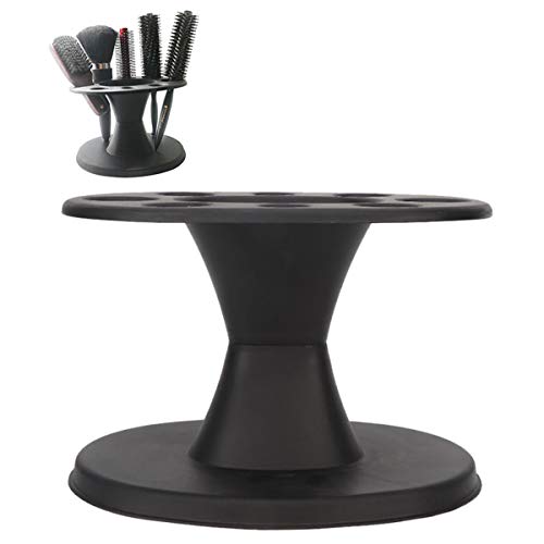 Round Comb Storage Stand for Hair Tools, Dryer, Brushes, Scissors, and Accessories Organizer - Image 3
